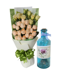 send 36 roses bouquet with bottle message to cebu