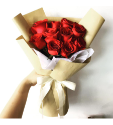 send 12 pcs. fresh red roses in bouquet to cebu