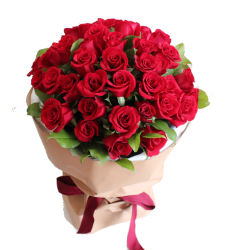 36 Red Roses in Bouquet