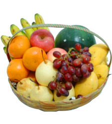 Special Fruit Basket with Pineapple