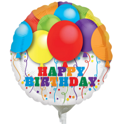 1 pc. Birthday Round Mylar Balloon