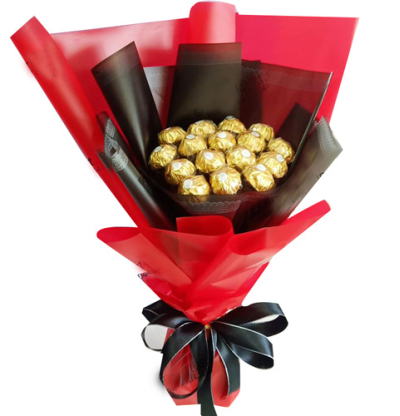 Dozen of Ferrero Rocher Chocolates Bouquet